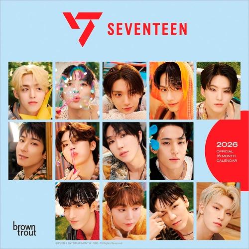 Seventeen Official 2026 7 X 14 Inch (Hanging) Monthly Mini Wall Calendar