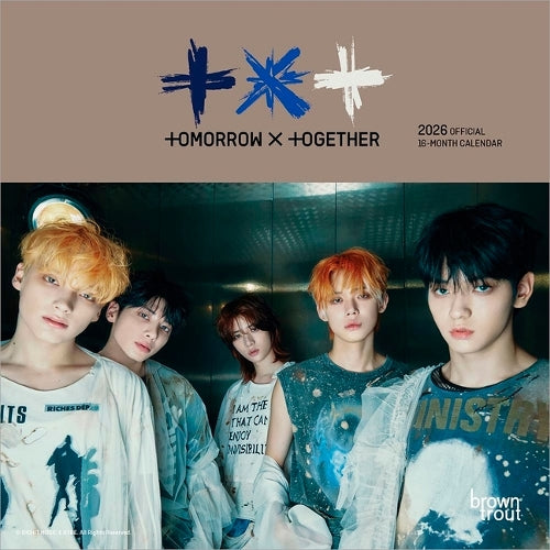 Txt Official 2026 7 X 14 Inch (Hanging) Monthly Mini Wall Calendar