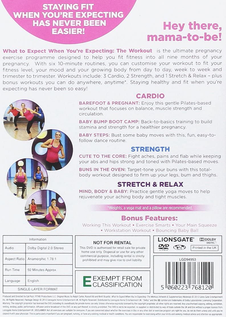 What To Expect When You're Expecting Fitness DVD