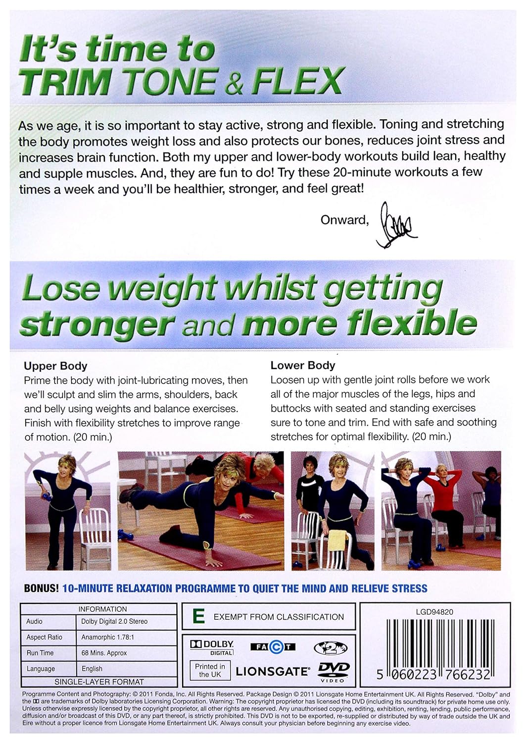 Jane Fonda: Trim, Tone & Flex