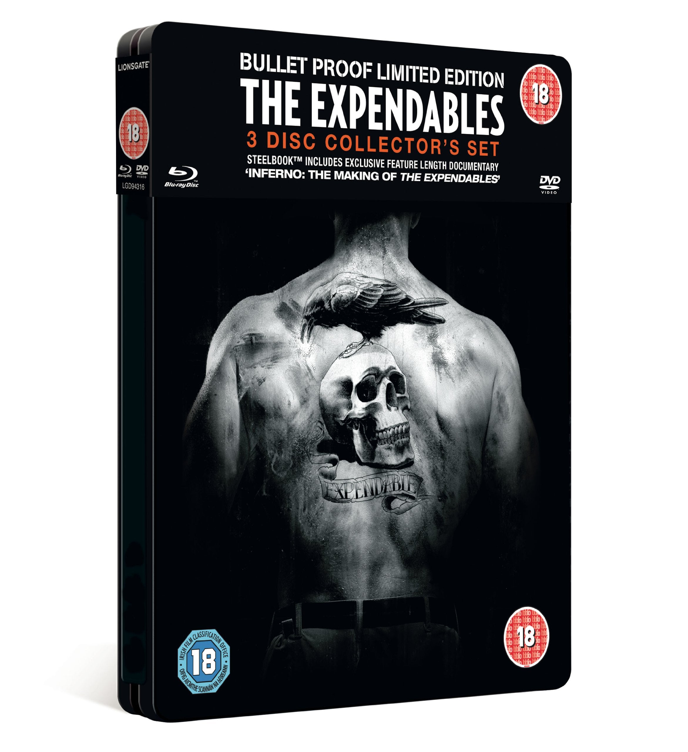 Expendables Collector's Edition Steel Tin - Double Play (Blu ray + DVD)