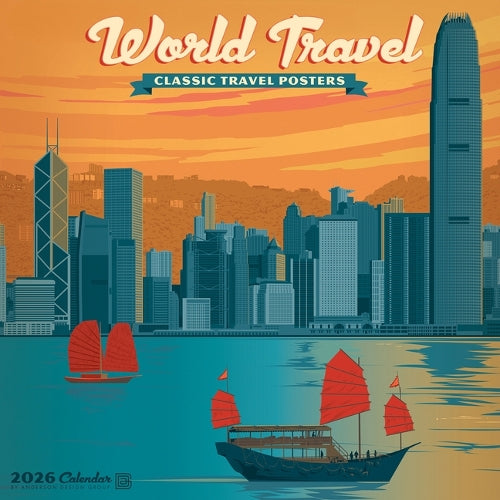 World Travel (Adg) 2026 Wall Calendar