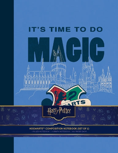 Harry Potter: Hogwarts Composition Notebook Set (Set of 2)