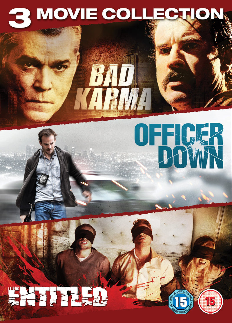 Crime Triple:Bad Karma/The Entitled/Officer Down