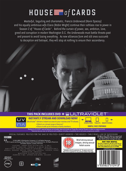 House Of Cards: The Complete Second Season