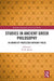 Studies in Ancient Greek Philosophy