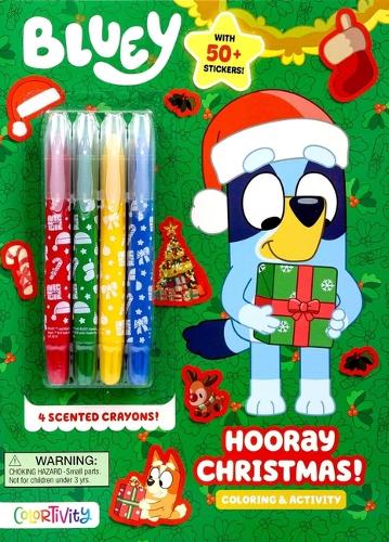 Bluey Colortivity: Hooray Christmas! (Color & Activity with Twistable Crayons