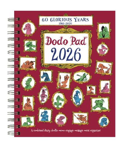 The Dodo Pad Original Desk Diary 2026 HARDCOVER- Week to View, Calendar Year Diary