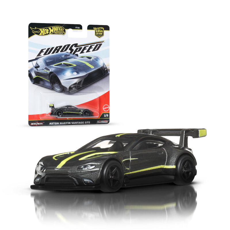 Hot Wheels Car Culture Premium 1:64 Scale Die-Cast Toy Aston Martin Vantage GTE for Collectors