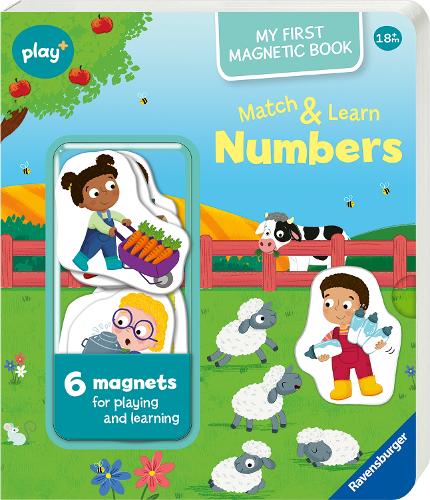 Ravensburger Play+ Infant & Toddler - My First Magnetic Book - Match and Learn Numbers