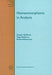 Homeomorphisms in Analysis