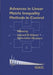 Advances in Linear Matrix Inequality Methods in Control