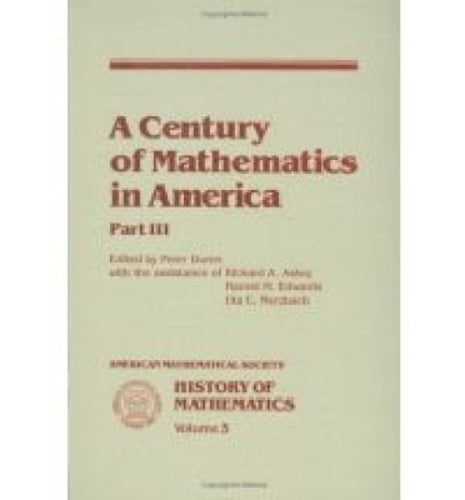 A Century of Mathematics in America, Part 3