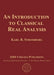 An Introduction to Classical Real Analysis