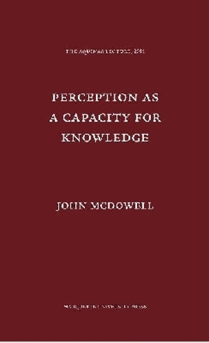Perception As a Capacity for Knowledge