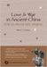 Love and War in Ancient China