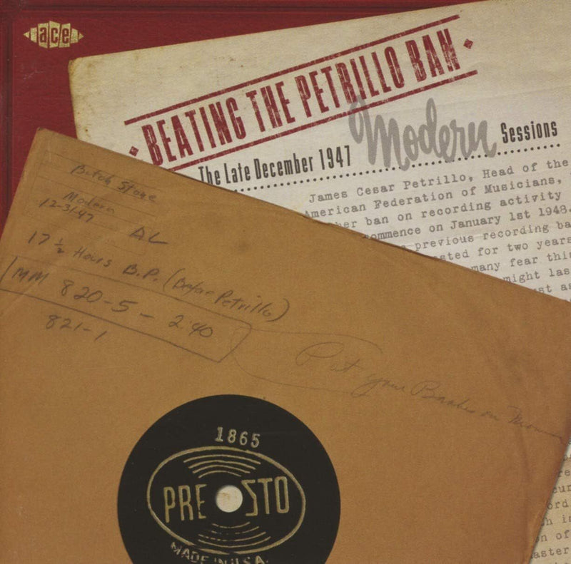 Beating the Petrillo Ban: The Late December 1947 Modern Sessions