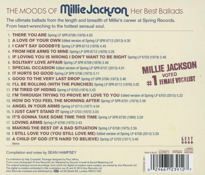 The moods of Millie Jackson: Her best ballads