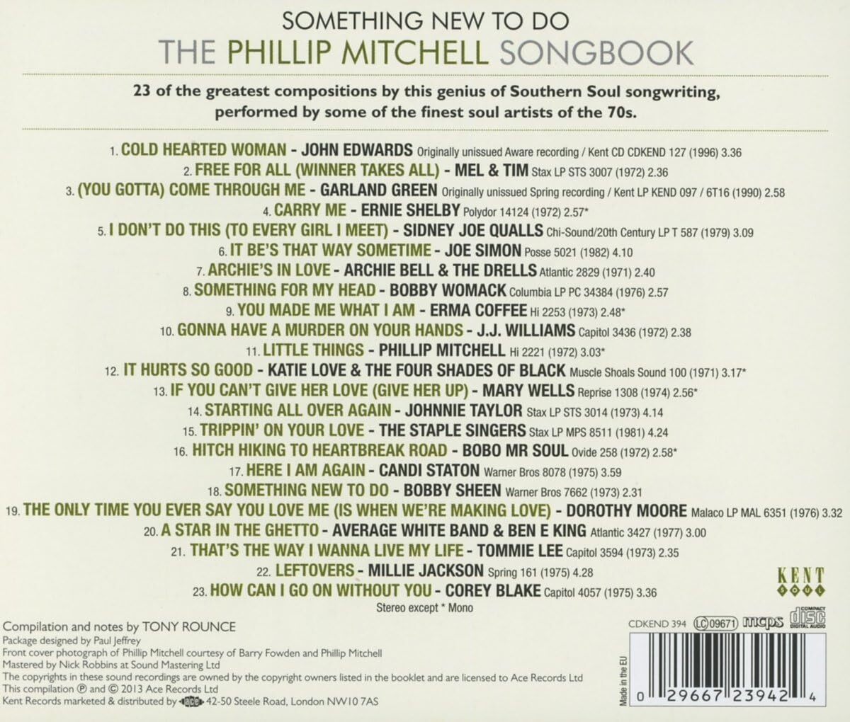 Something New to Do: The Phillip Mitchell Songbook