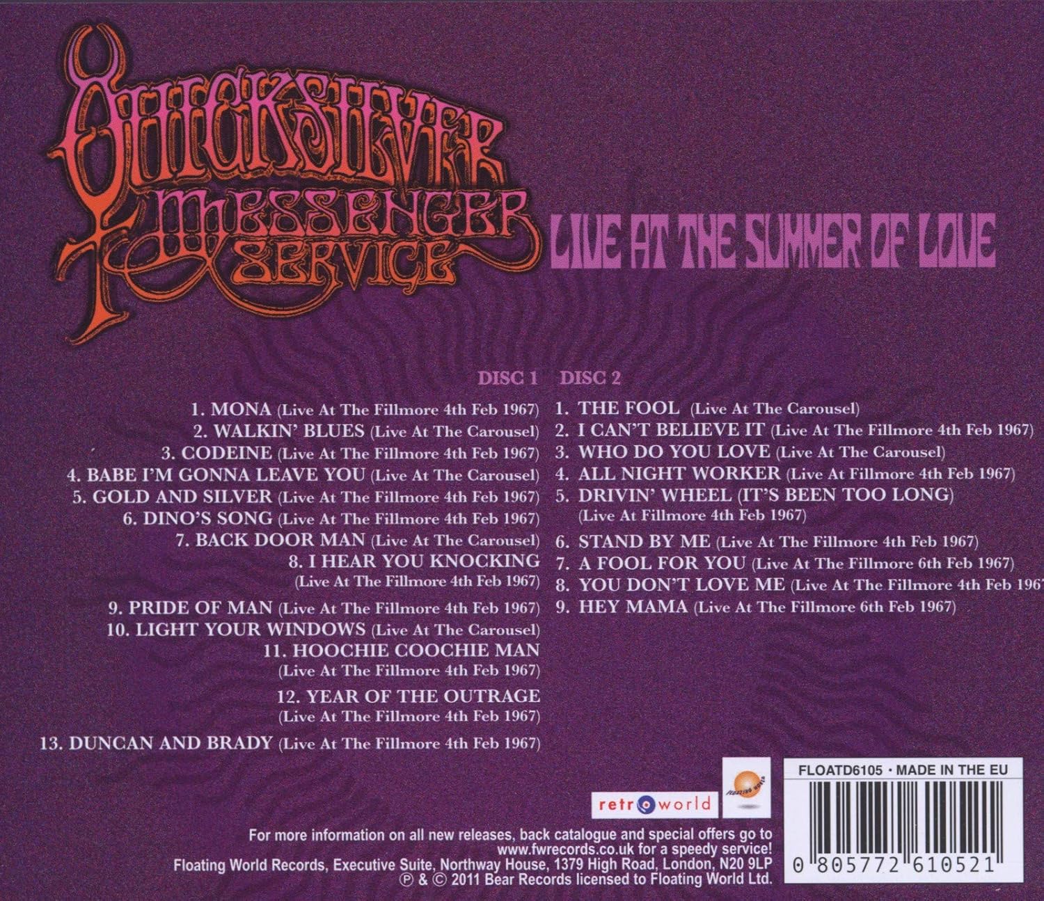 Live from The Summer of Love
