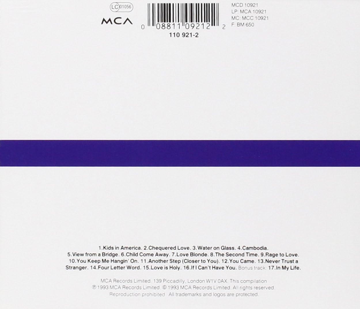 The Singles Collection 1981-1993