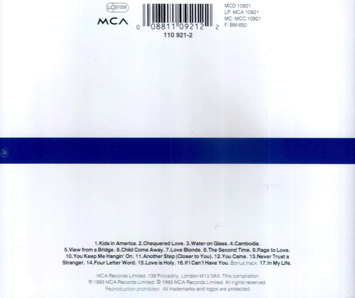 The Singles Collection 1981-1993