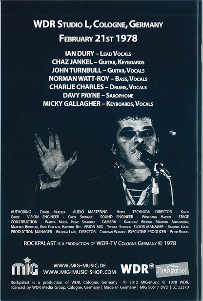 Ian Dury & The Blockheads - Live At Rockpalast 1978