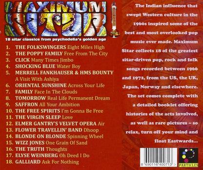 Maximum Sitar: 18 Sitar Classics from Psychedelia's Golden Age