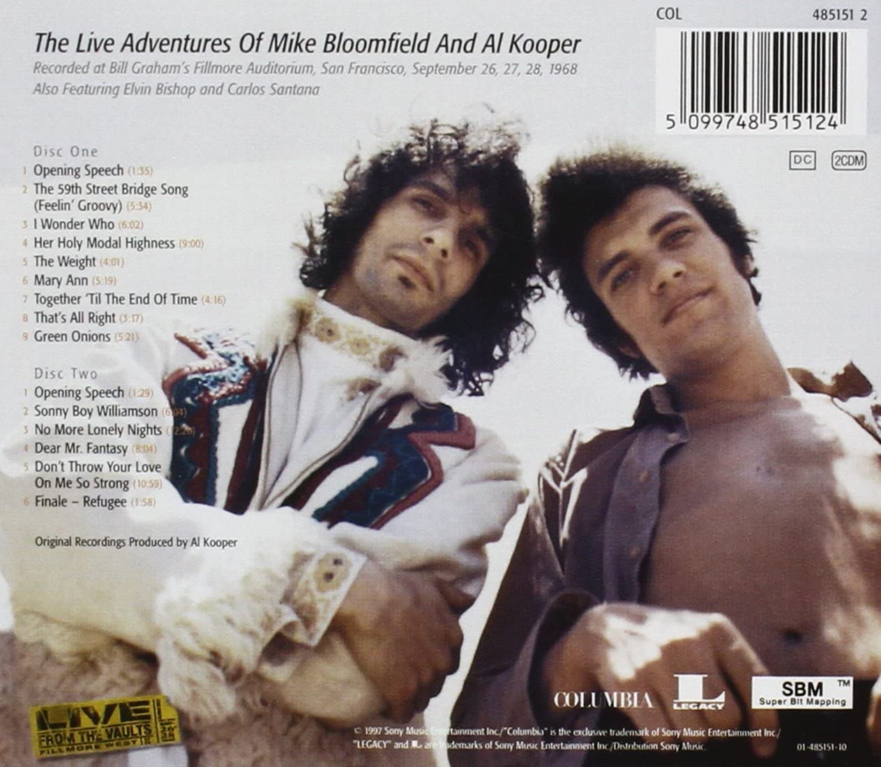 The Live Adventures of Mike Bloomfield and Al Kooper