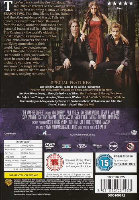 The Vampire Diaries: The Complete Second Season
