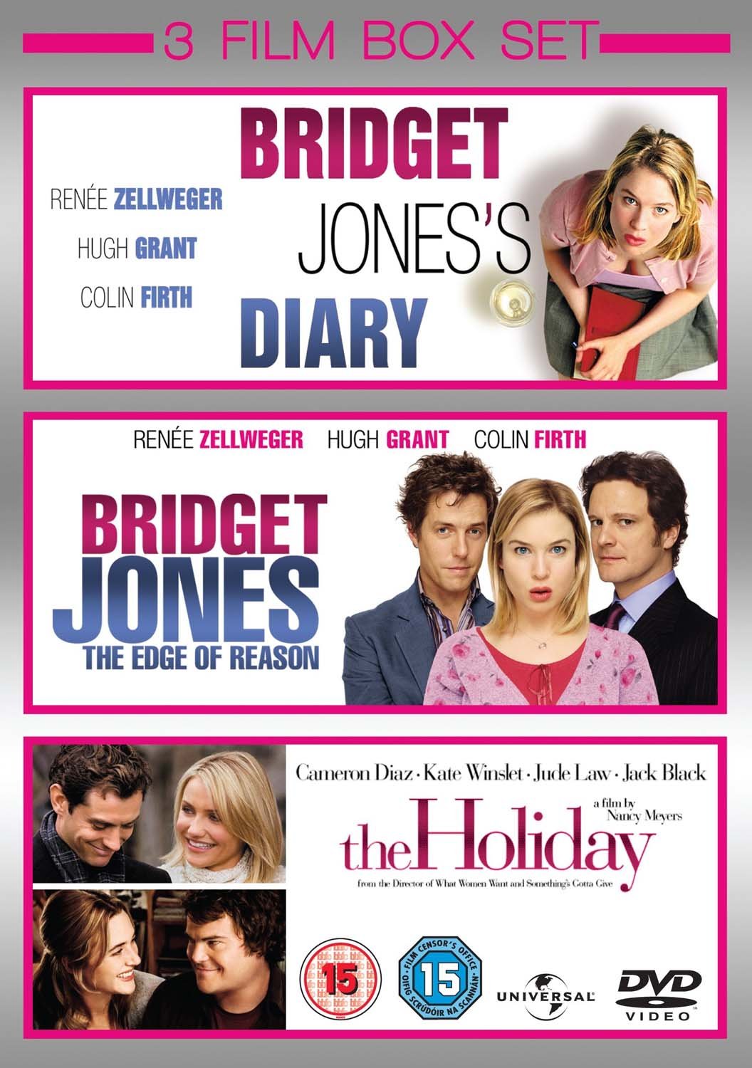 Bridget Jones`s Diary/bridget Jones - The Edge Of Reason/the Holiday (Import)
