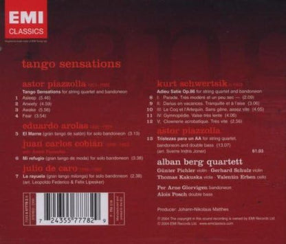 Tango Sensations (Alban Berg Quartett, Glorvigen)