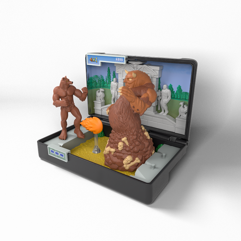 Console Heroes Mega Drive Altered Beast Statuette 7cm