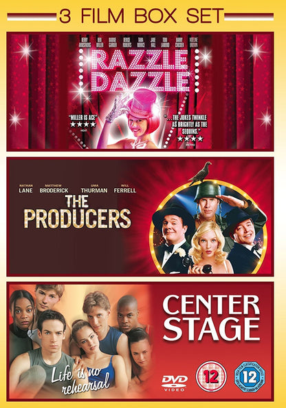3 Film Box Set: Razzle Dazzle / The Producers / Center Stage