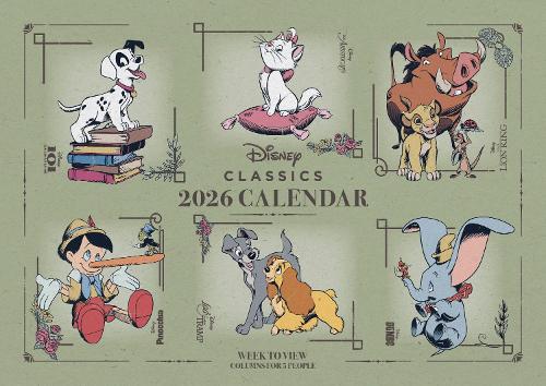 DISNEY CLASSICS 2026 A4 FAMILY ORGANISER