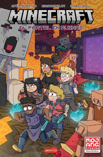 Minecraft Oficial: El Portal En Ruinas (Cómic) (Official Minecraft: The Ruined P: (Official Minecraft: The Ruined Portal (Comic Book) - Spanish Edition) (HarperKids