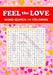Feel the Love Word Search and Coloring