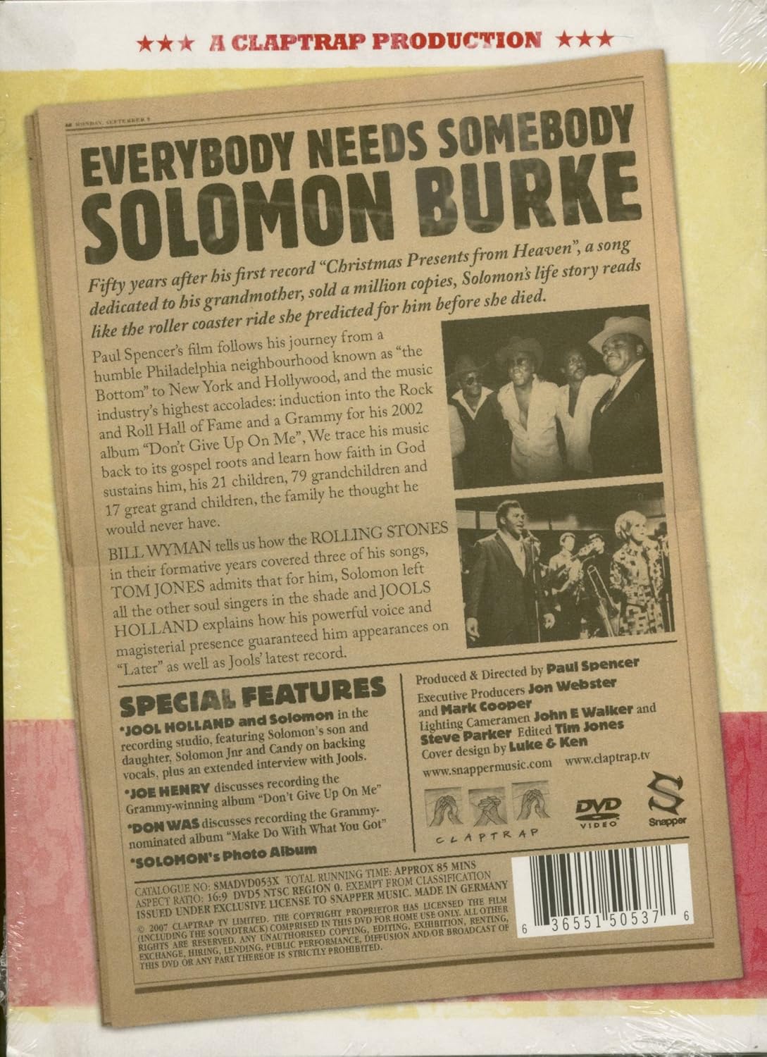 Solomon Burke: Everybody Needs Somebody