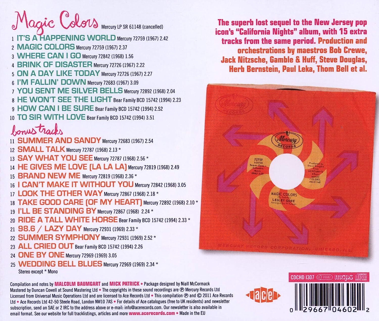 Magic Colors: The Lost Album With Bonus Tracks 1967-1969