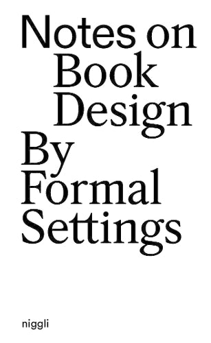 Notes on Book Design