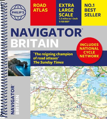 Philip's Navigator Britain: the Champion of Road Atlases: Spiral Edition (Philip's Road Atlases