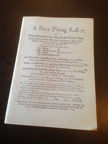 A Fiery Flying Roll