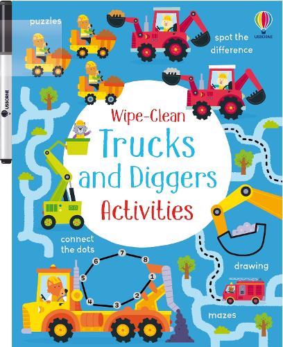 Wipe-Clean Trucks and Diggers Activities