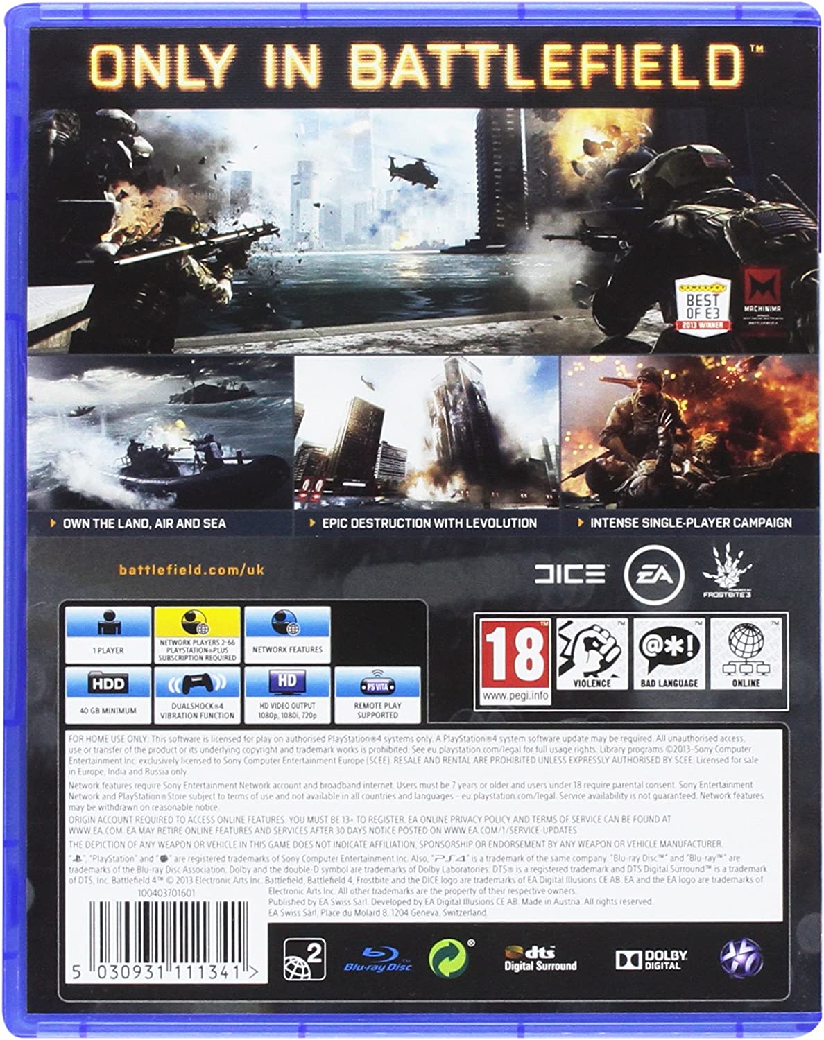 Battlefield 4 (PS4) PlayStation4 Standard Edition