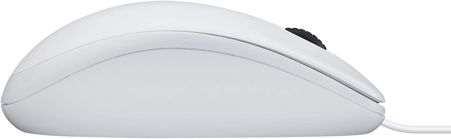 Logitech B100 Wired USB Mouse, 3-Buttons, Optical Tracking, Ambidextrous PC / Mac / Laptop / Chromebook