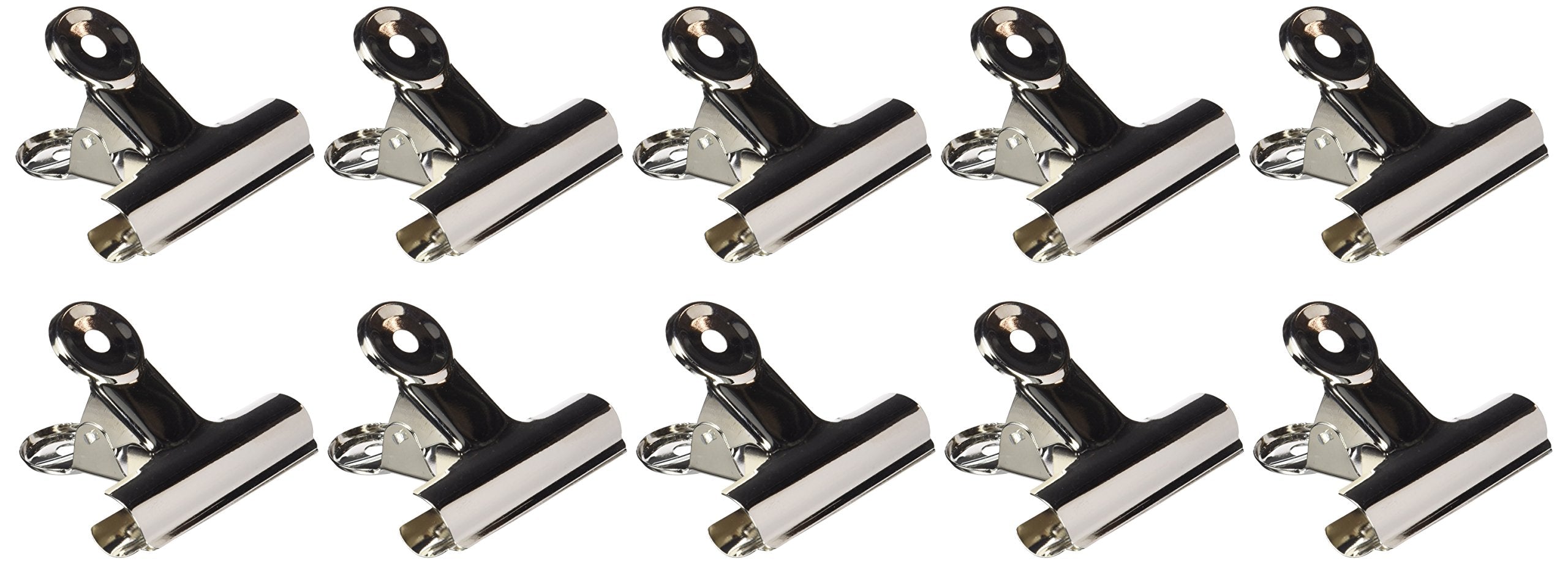 Whitecroft Essentials Value 76mm Nickel Plated Spring Clip (Pack of 10