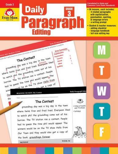 Daily Paragraph Editing Grade 3 Te