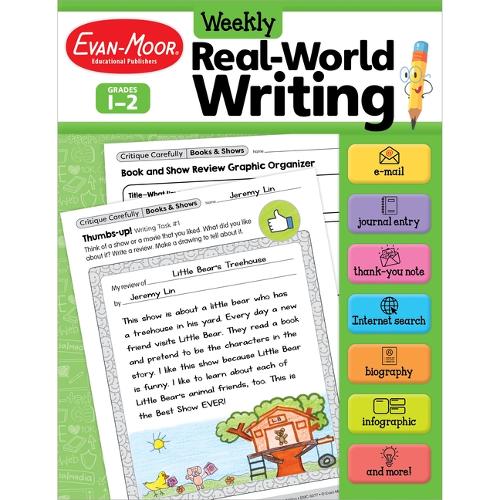 Weekly Real-World Writing, Grades 1-2
