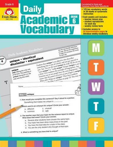 Daily Academic Vocabulary Gr 6+ Te