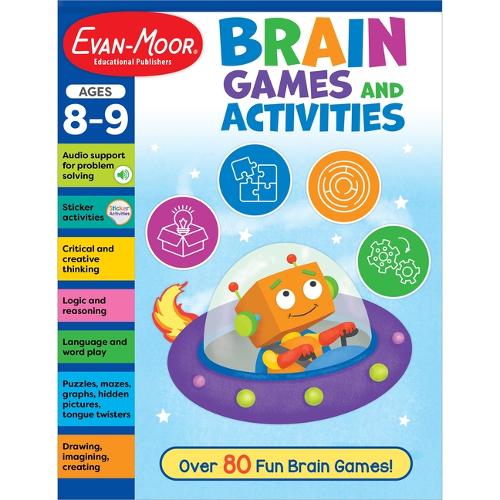 Brain Games and Activities, Ages 8-9